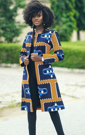 veste longue pagne